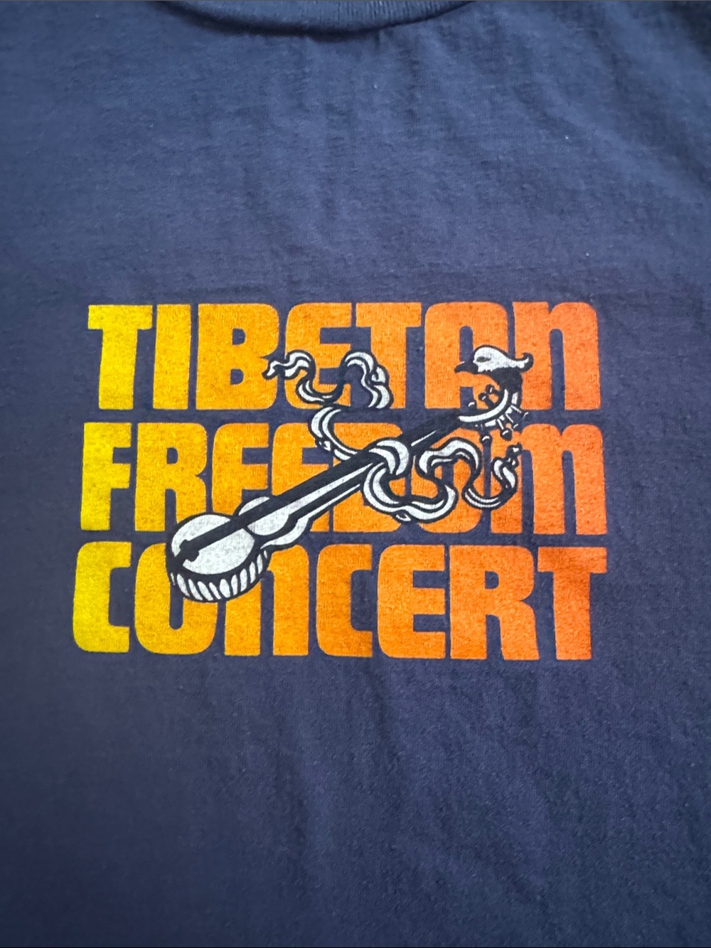 Vintage 1999 Tibetan Freedom Concert tee shirt